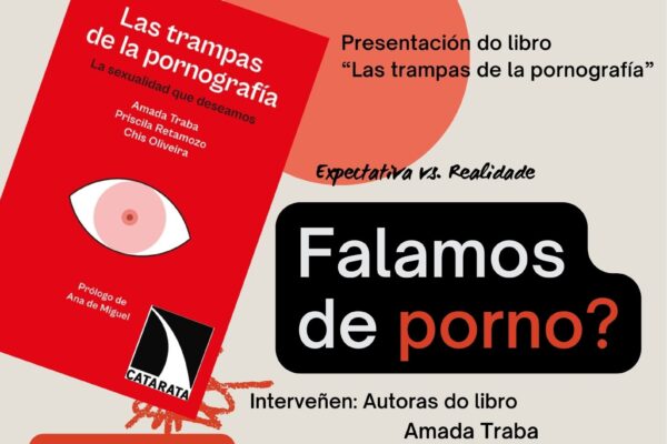 Poster con Fotografía Intervenida en Beige Coral y Negro sobre Educación Sexual en el Día de la Mujer(4)
